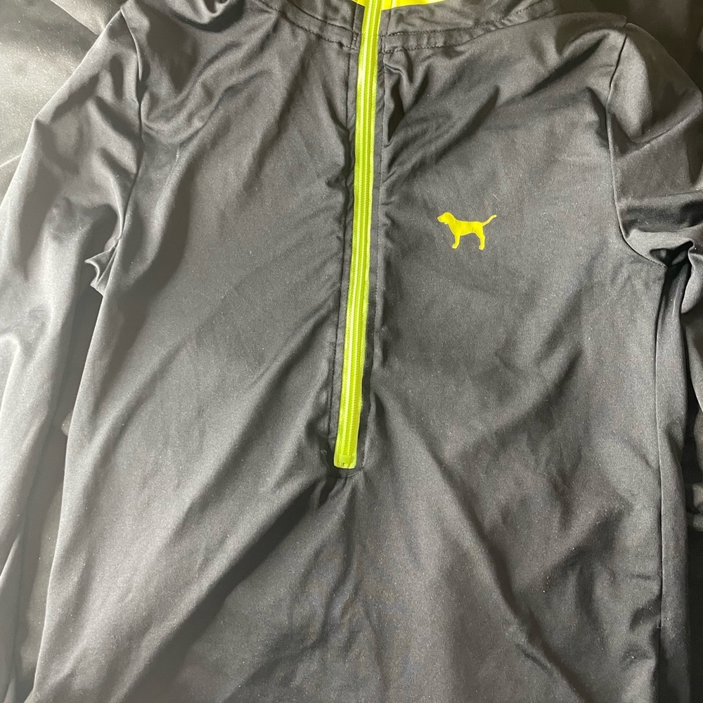 VS Lime and Green Black Track Hoodie